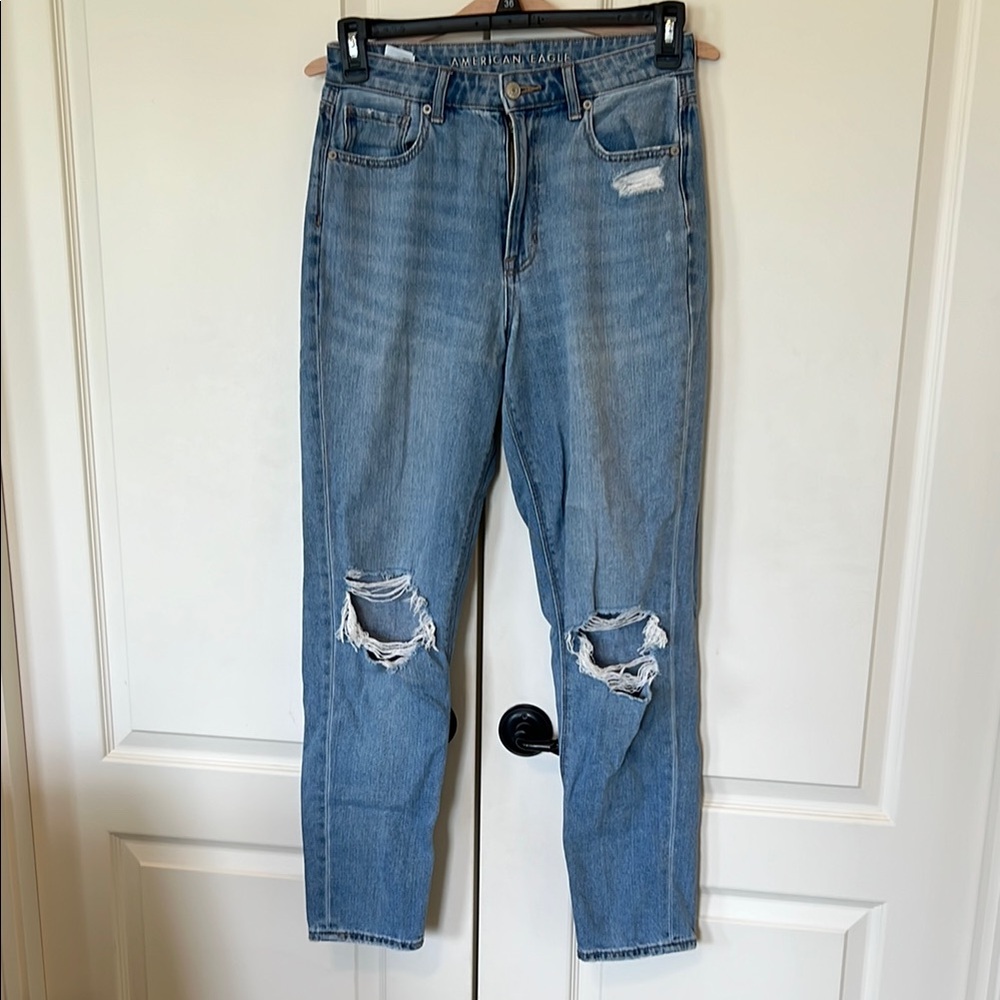 American Eagle Outfitters Blue Straight Leg Jeans
